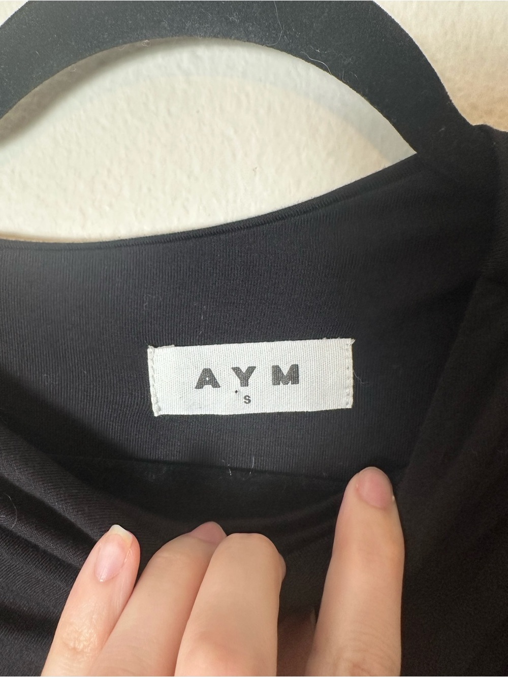 AYM Venus Draped Maxi Dress Black Small - Picture 7 of 9